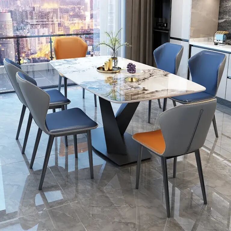 Balzac Table A Manger De Luxe En Pierre Frittée 160 Cm - Pandora